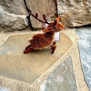 New🌟Anthropologie Terrain Buri Bottle Brush Animals- Deer